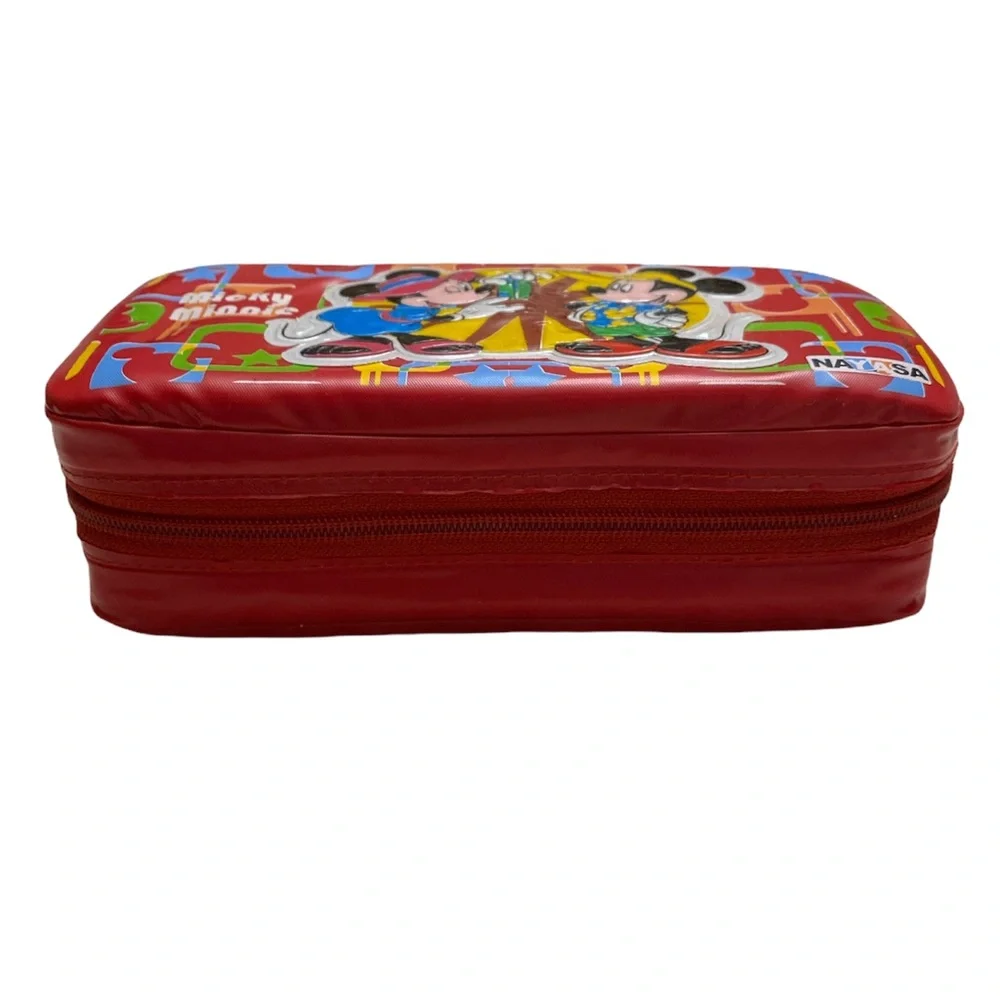 Vintage Disney Mickey & Minnie Mouse Pencil Box